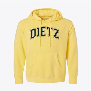 Dietz Elementary School Varsity Arch Pigment-Dyed Hoodie