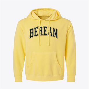 Berean Christian School Varsity Arch Pigment-Dyed Hoodie