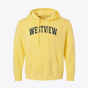 Westview Elementary School Varsity Arch Pigment-Dyed Hoodie