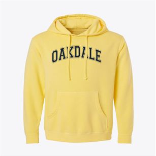 Oakdale Elementary School Varsity Arch Pigment-Dyed Hoodie