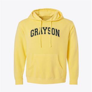 Grayson County Area Vocational Education Varsity Arch Pigment-Dyed Hoodie