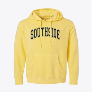 Southside Elementary School Varsity Arch Pigment-Dyed Hoodie