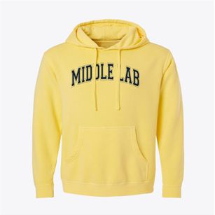 Middle Lab School Varsity Arch Pigment-Dyed Hoodie