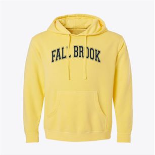 Fall Brook Elementary School Varsity Arch Pigment-Dyed Hoodie