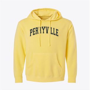 Perryville Senior High School Varsity Arch Pigment-Dyed Hoodie