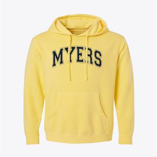 Myers Elementary School Varsity Arch Pigment-Dyed Hoodie