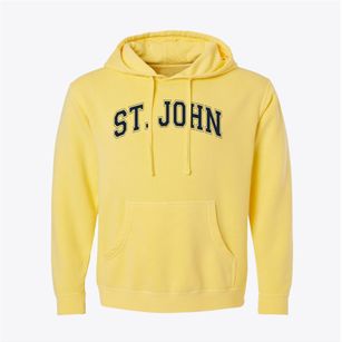Saint John The Baptist School Varsity Arch Pigment-Dyed Hoodie