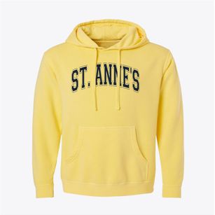 Saint Anne's School Varsity Arch Pigment-Dyed Hoodie
