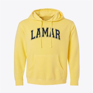 Lamar High School Varsity Arch Pigment-Dyed Hoodie