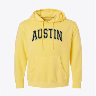 Austin High School Varsity Arch Pigment-Dyed Hoodie