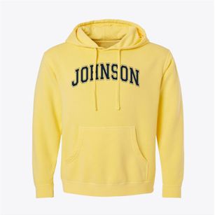 Johnson County Dist 42 School Varsity Arch Pigment-Dyed Hoodie