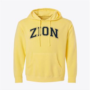 Zion Lutheran School Varsity Arch Pigment-Dyed Hoodie