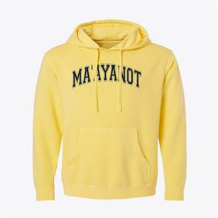 Ma'ayanot Yeshiva High School Varsity Arch Pigment-Dyed Hoodie