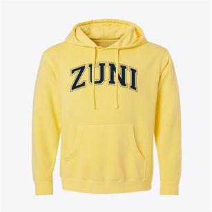 Zuni Elementary Magnet School Varsity Arch Pigment-Dyed Hoodie