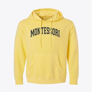 Montessori School 27 Varsity Arch Pigment-Dyed Hoodie