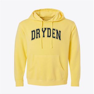 Dryden Middle School Varsity Arch Pigment-Dyed Hoodie