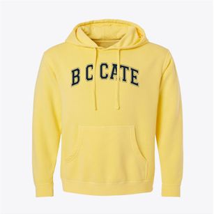 B C Cate Elementary School Varsity Arch Pigment-Dyed Hoodie