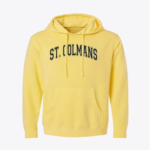 Saint Colmans Home School Varsity Arch Pigment-Dyed Hoodie
