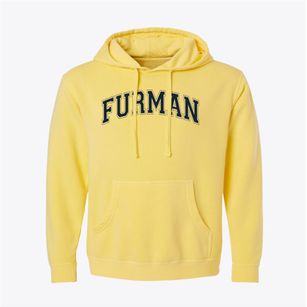 Furman High School Varsity Arch Pigment-Dyed Hoodie