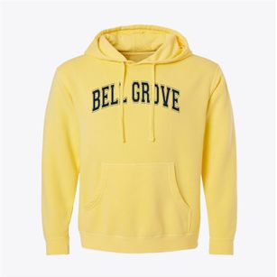 Bell Grove Theological Seminary Varsity Arch Pigment-Dyed Hoodie