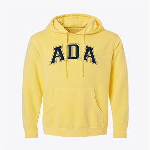 Ada High School Varsity Arch Pigment-Dyed Hoodie