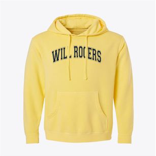 Will Rogers High School Varsity Arch Pigment-Dyed Hoodie