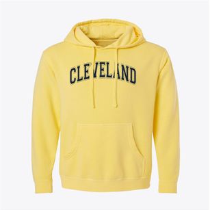 Cleveland High School Varsity Arch Pigment-Dyed Hoodie