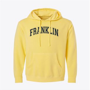 Franklin Middle School Varsity Arch Pigment-Dyed Hoodie