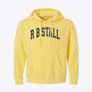 R B Stall Varsity Arch Pigment-Dyed Hoodie