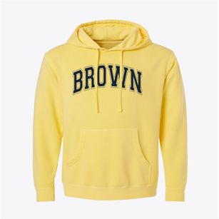 Brown Elementary School Varsity Arch Pigment-Dyed Hoodie