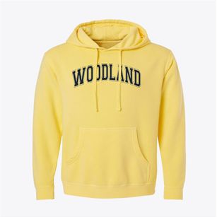 Woodland Middle School Varsity Arch Pigment-Dyed Hoodie