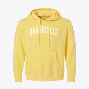 Bakerville Consolidated School Varsity Arch Pigment-Dyed Hoodie