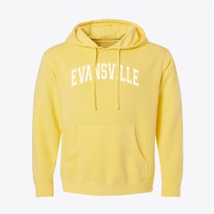 Evansville Homeschool Varsity Arch Pigment-Dyed Hoodie