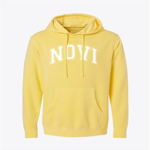 Novi Christian School Varsity Arch Pigment-Dyed Hoodie