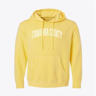 Itawamba County Vo Tech Center Varsity Arch Pigment-Dyed Hoodie