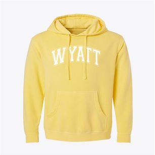 Wyatt Elementary School Varsity Arch Pigment-Dyed Hoodie