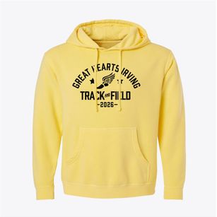 Great Hearts Irving Track and Field Pigment-Dyed Hoodie