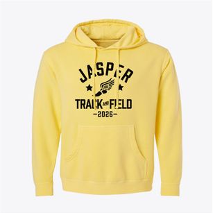 Jasper High School Track and Field Pigment-Dyed Hoodie