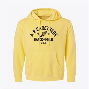 A R Carethers Academy Track and Field Pigment-Dyed Hoodie