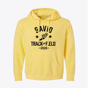St. Dominic Savio Catholic High School Track and Field Pigment-Dyed Hoodie