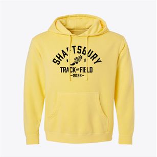 Shaftsbury Elementary School Track and Field Pigment-Dyed Hoodie