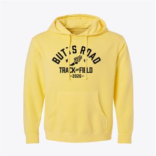 Butts Road Primary School Track and Field Pigment-Dyed Hoodie