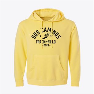 Dos Caminos Elementary School Track and Field Pigment-Dyed Hoodie