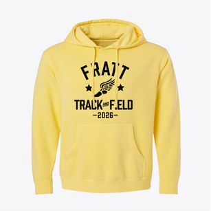 Fratt Elementary School Track and Field Pigment-Dyed Hoodie