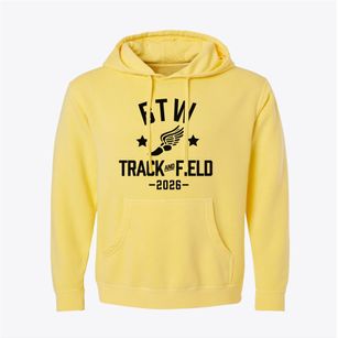 Booker T. Washington High School Track and Field Pigment-Dyed Hoodie