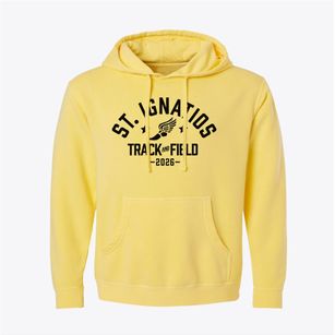 St Ignatios Of Antioch Parish Track and Field Pigment-Dyed Hoodie