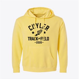 Cuyler Jr High Track and Field Pigment-Dyed Hoodie
