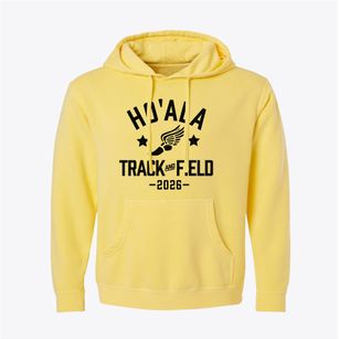 Ho'ala School Track and Field Pigment-Dyed Hoodie
