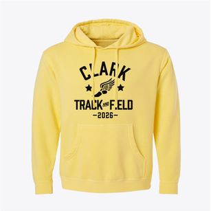 George Rogers Clark High School Track and Field Pigment-Dyed Hoodie