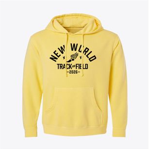 New World Educational Center Track and Field Pigment-Dyed Hoodie
